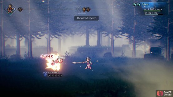 Thousand Spears is a great move to break down the Leader&rsquo;s shields