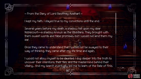 Read the book on the ground after finishing the refights for a lore dump