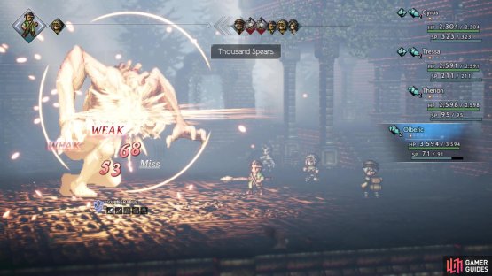 Moves like Thousand Spears help a lot in reducing the first form&rsquo;s shields