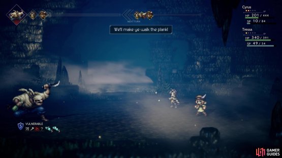 The remaining pirate will power up after his friend is defeated