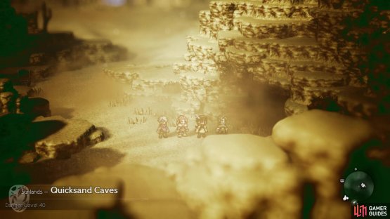 Quicksand Cave is needed for a Side Story later on