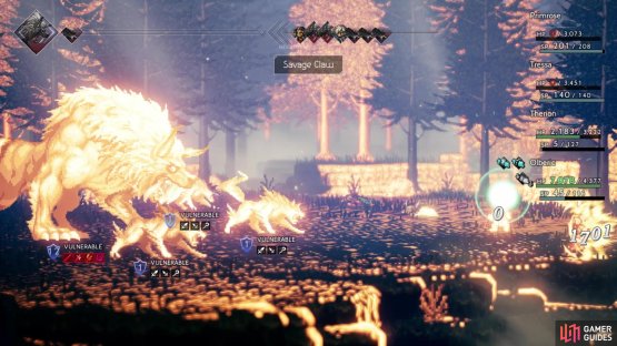This battle is very tough, as the enemies do a lot of damage