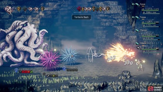 Tentacle Bash can be dangerous if it focuses on a single character