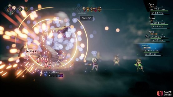 Steal SP can effectively replace a Thief&rsquo;s normal attack