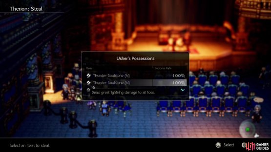 The Ushers have a bunch of Soulstones to steal/purchase