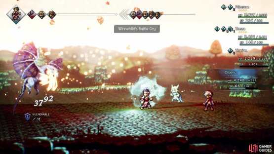 Winnehild&rsquo;s Battle Cry will probably be your strongest attack at the end of the game