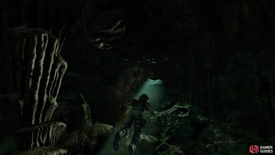 Keep following the underwater tunnel straight forward