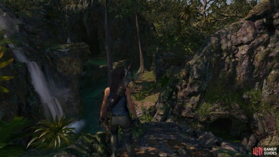 Dive from the crash site