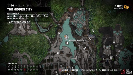 Side mission location