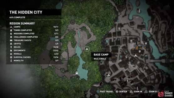Start at the Wild Jungle Base Camp