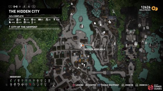 Side mission location