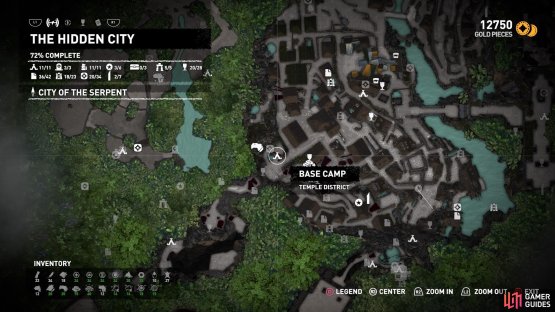 Begin at the Temple District Base Camp