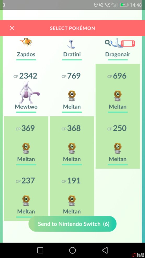 Transferring Meltan