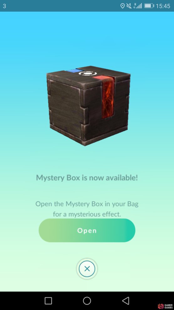 The Mystery Box is like a lure exclusively for catching Meltan.