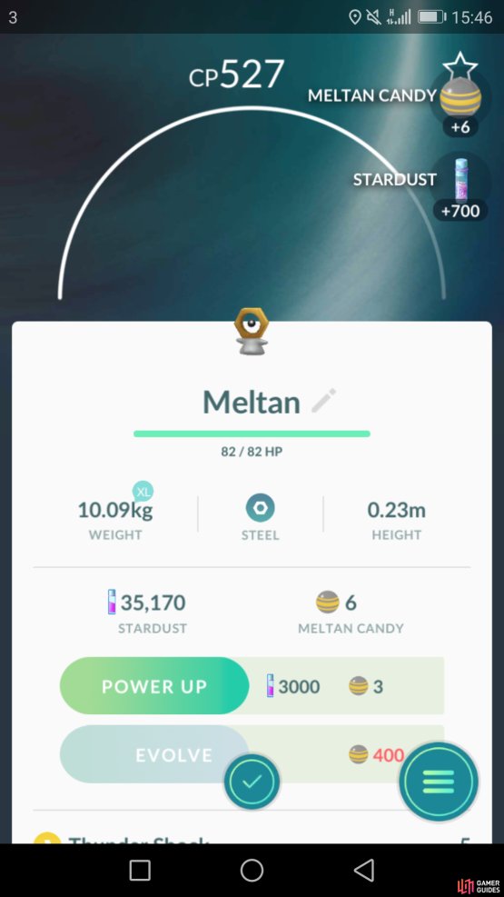 You can only evolve Meltan in Pok&eacute;mon GO.