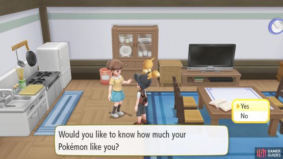 Your rival&rsquo;s sister can identify how happy a Pok&eacute;mon is.
