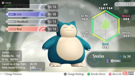 Here&rsquo;s a Snorlax we just caught.