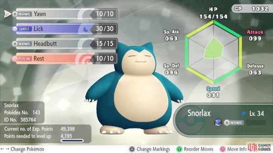 The same Snorlax, after making it walk on a treadmill for a hour or so.