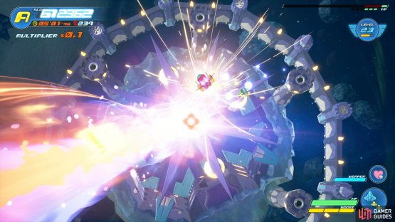 the central cannon is the weak point.