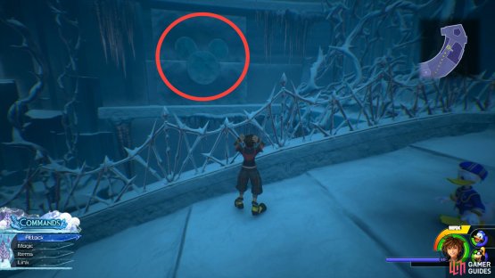 This emblem appears after using the pillar