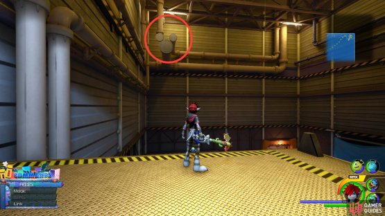 stand on the platform here to spot this Lucky Emblem.
