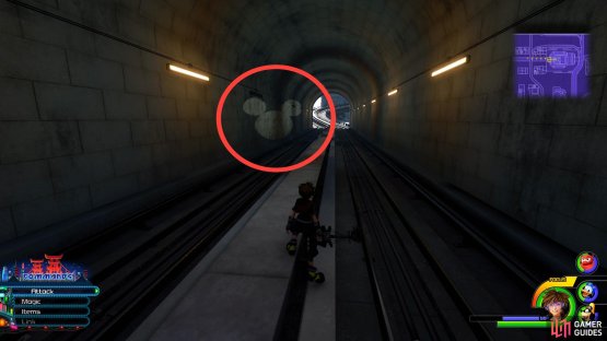 while another can be found in the railway tunnel.