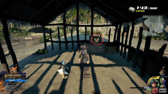 another Lucky Emblem awaits in the Sea Port.