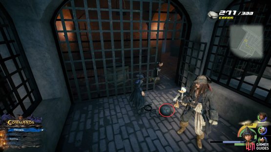 Look on the back of the ball and chain to find a well hidden Lucky Emblem