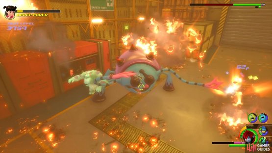 in the control room, focus on taking out the Turtletoads first.