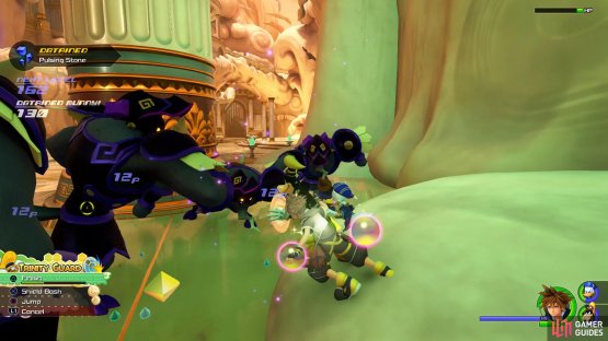 Use Trinity Guard to directly target the Satyrs HP