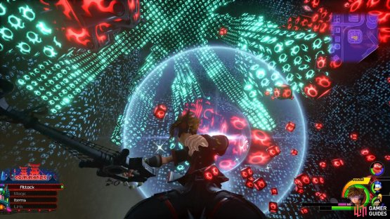 all of the lasers can be blocked with careful timing.