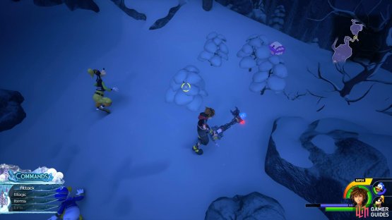 while another sits on the linear path further north.
