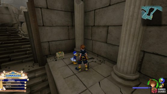 head left on the Trinity sled and take the stairs up to find this on your right.