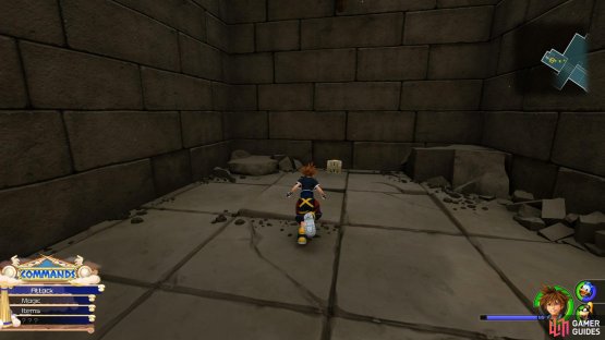 Run up the wall and take out the Popcats to snag this chest