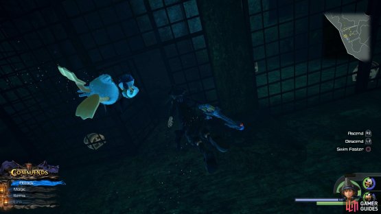 check out the shipwreck to discover three chests.
