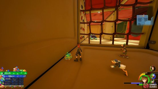 drop to the bottom of this area to find another chest.