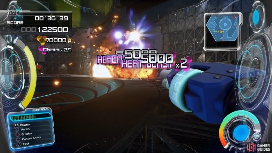 Shoot the Oil Canisters to wipe out multiple Gigas