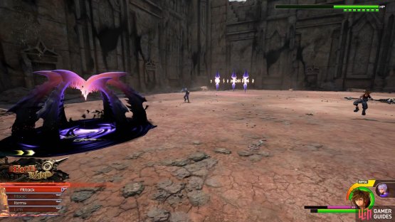 A Claw Trap springs up from the shadow under you