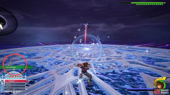 Look for the Showdown Command in phase two