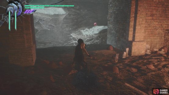 Head out this exit and jump on the ledges coming out of the wall