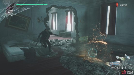 Have a Caina attack the floor in this room to break it open