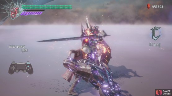 Holding the attack button when using the Cavaliere will keep the weapon fixated on the enemy