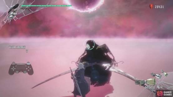 Use a sword attack right as the Death Scissors begins its attack