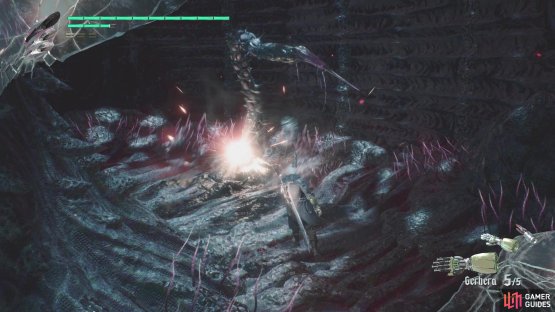 Head behind the final Bloodstream to find a stray tentacle