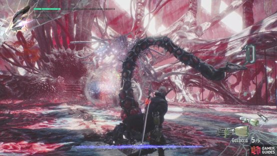 The normal tentacles drop some health, if you need it