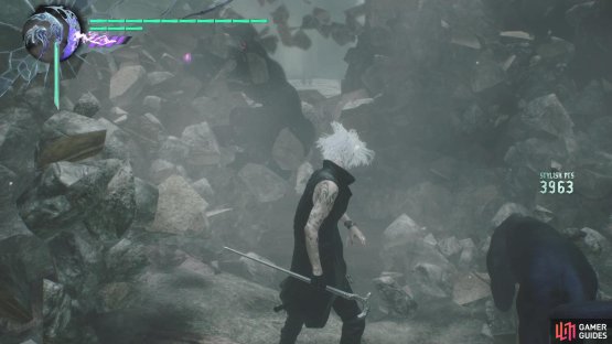 so summon Nightmare to destroy the wall and access a secret area
