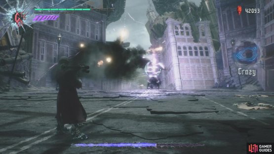 When Angelo is charging his electric attack, pelt him with some rockets from Kalina Ann