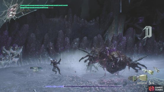 When the bird changes color, Malphas will charge at you multiple times