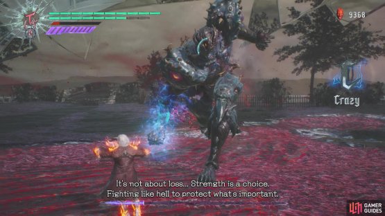 In the last phase, watch out for Urizen&rsquo;s uppercut