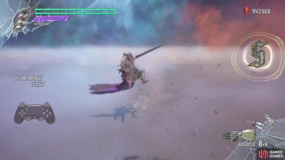 Gerbera&rsquo;s &ldquo;dodge&rdquo; maneuver can also push enemies away